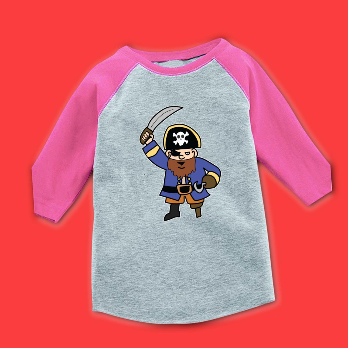 Pirate Kid's Raglan Tee
