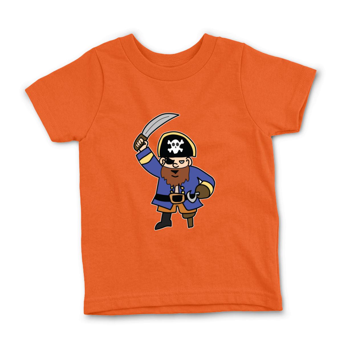 Pirate Kid's Tee Small orange