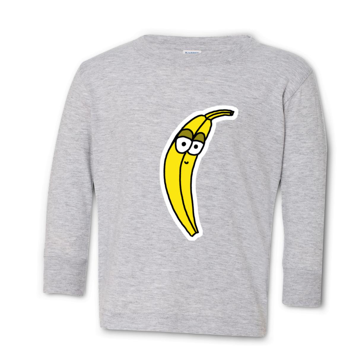 Plantain Toddler Long Sleeve Tee 2T heather