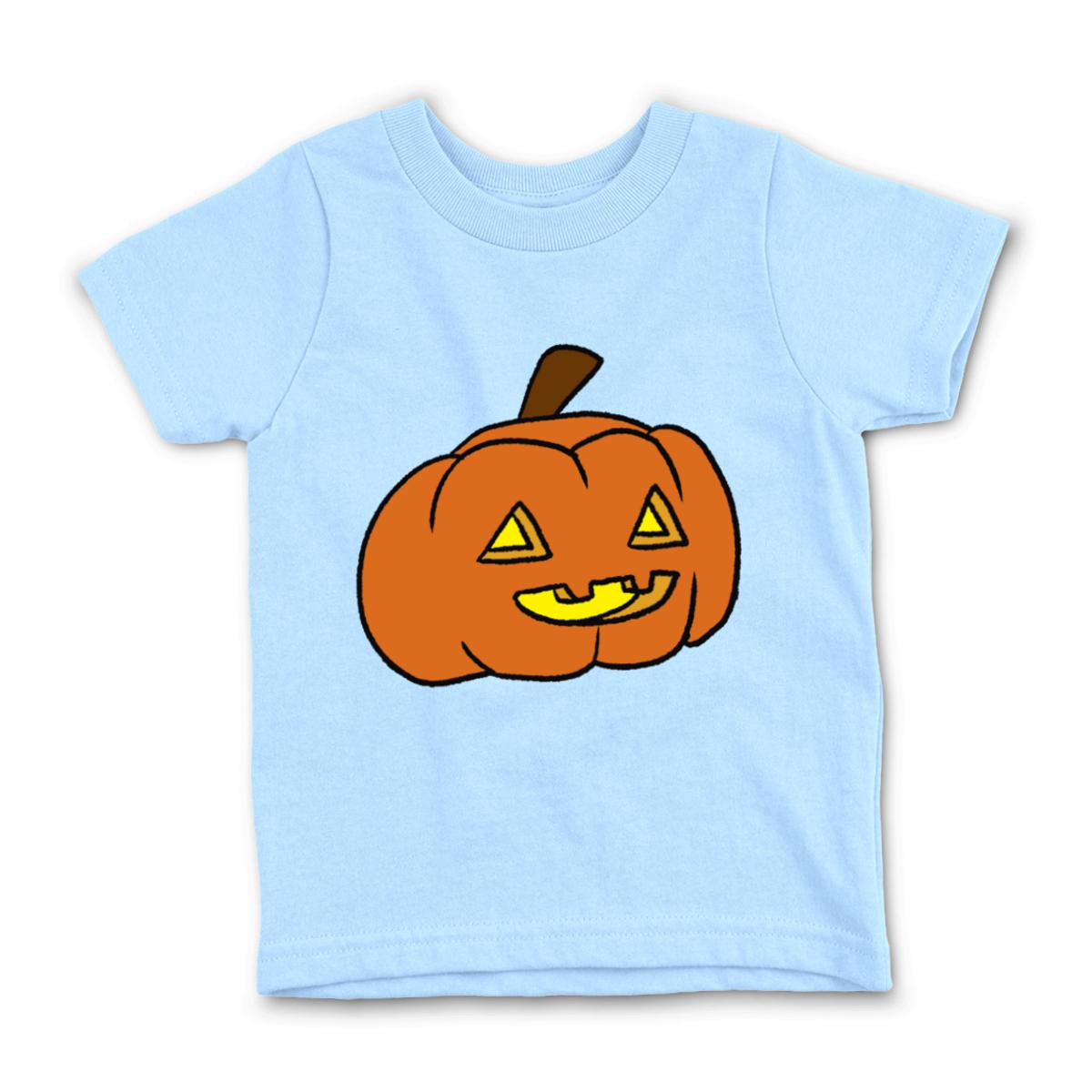 Pumpkin Kid's Tee Large light-blue