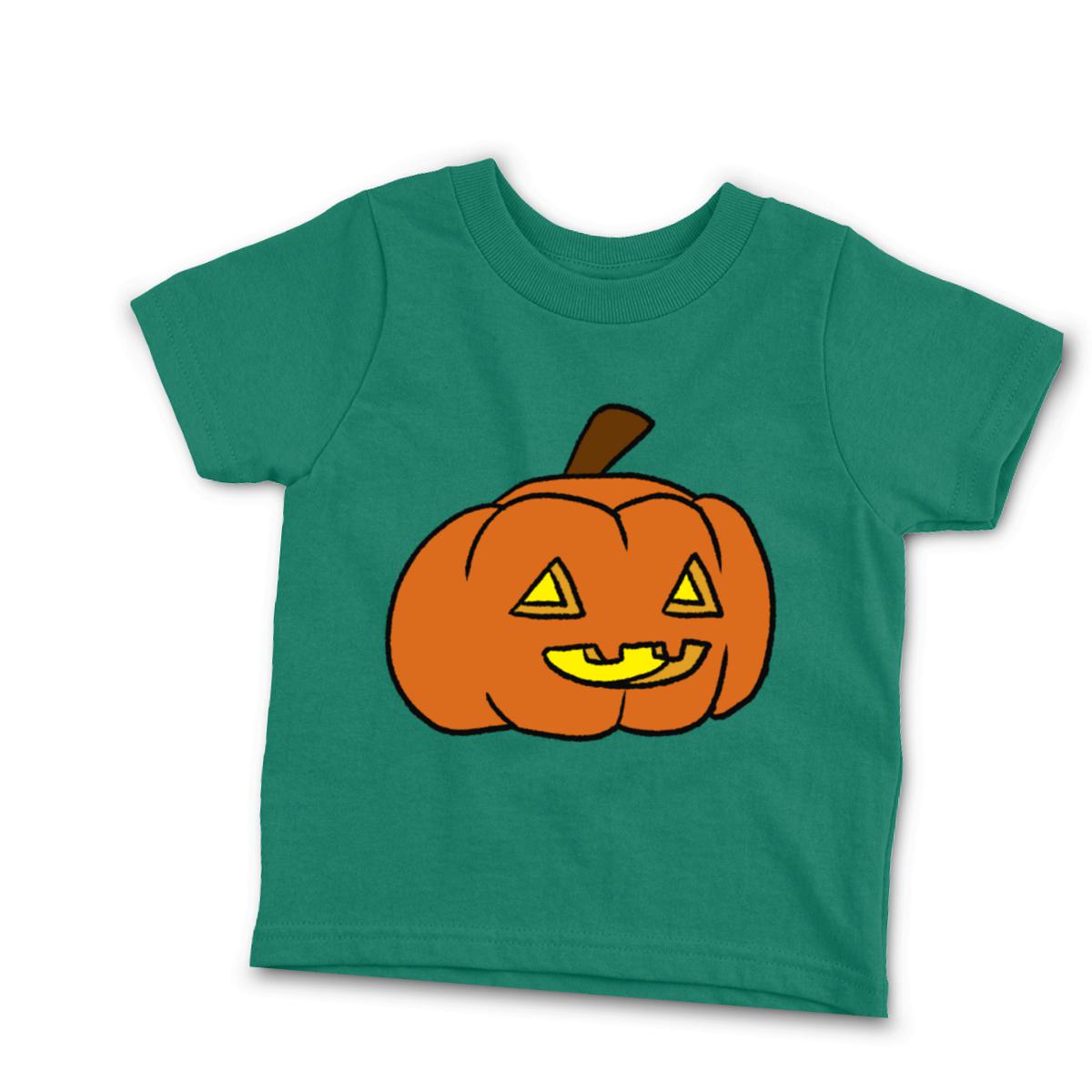 Pumpkin Toddler Tee 4T kelly