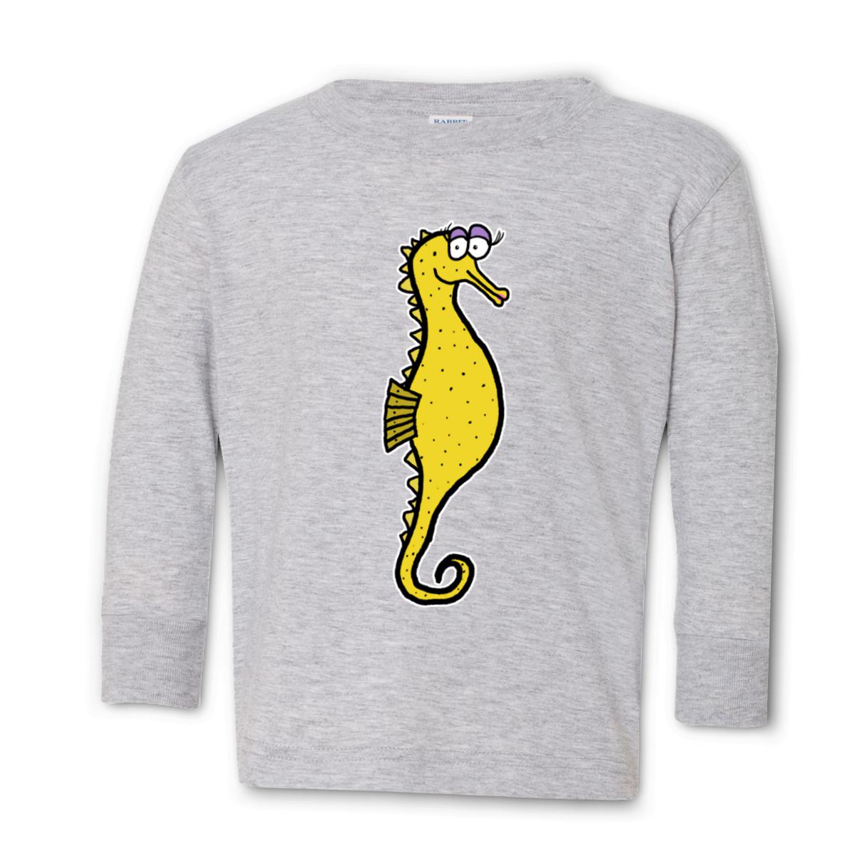 Seahorse Toddler Long Sleeve Tee 56T heather