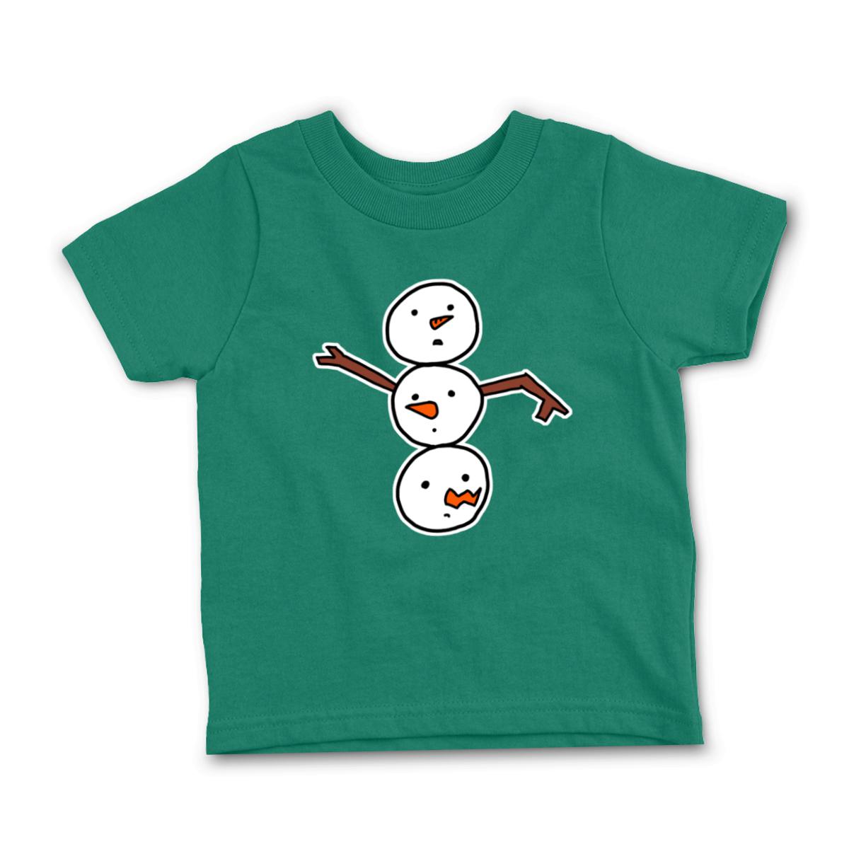Snowman All Heads Infant Tee 12M kelly