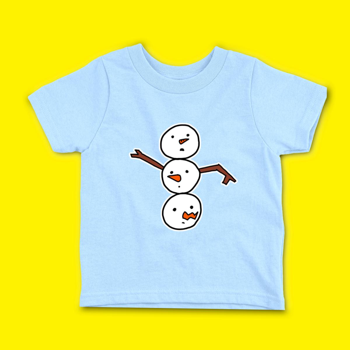 Snowman All Heads Toddler Tee