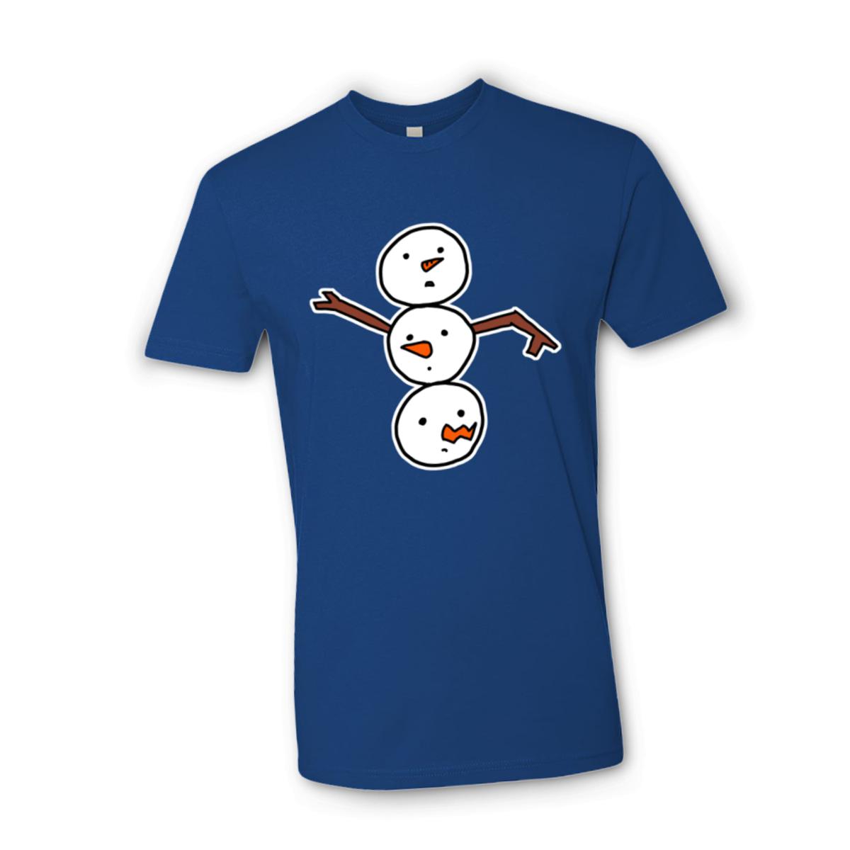 Snowman All Heads Unisex Tee Double Extra Large royal-blue