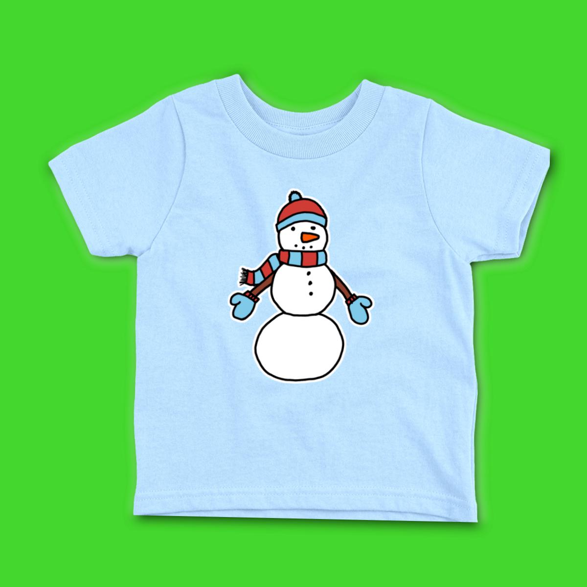 Snowman Bundled Up Infant Tee
