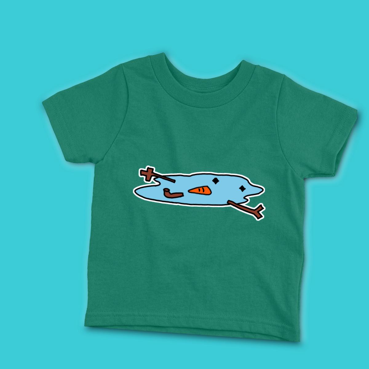 Snowman Puddle Infant Tee