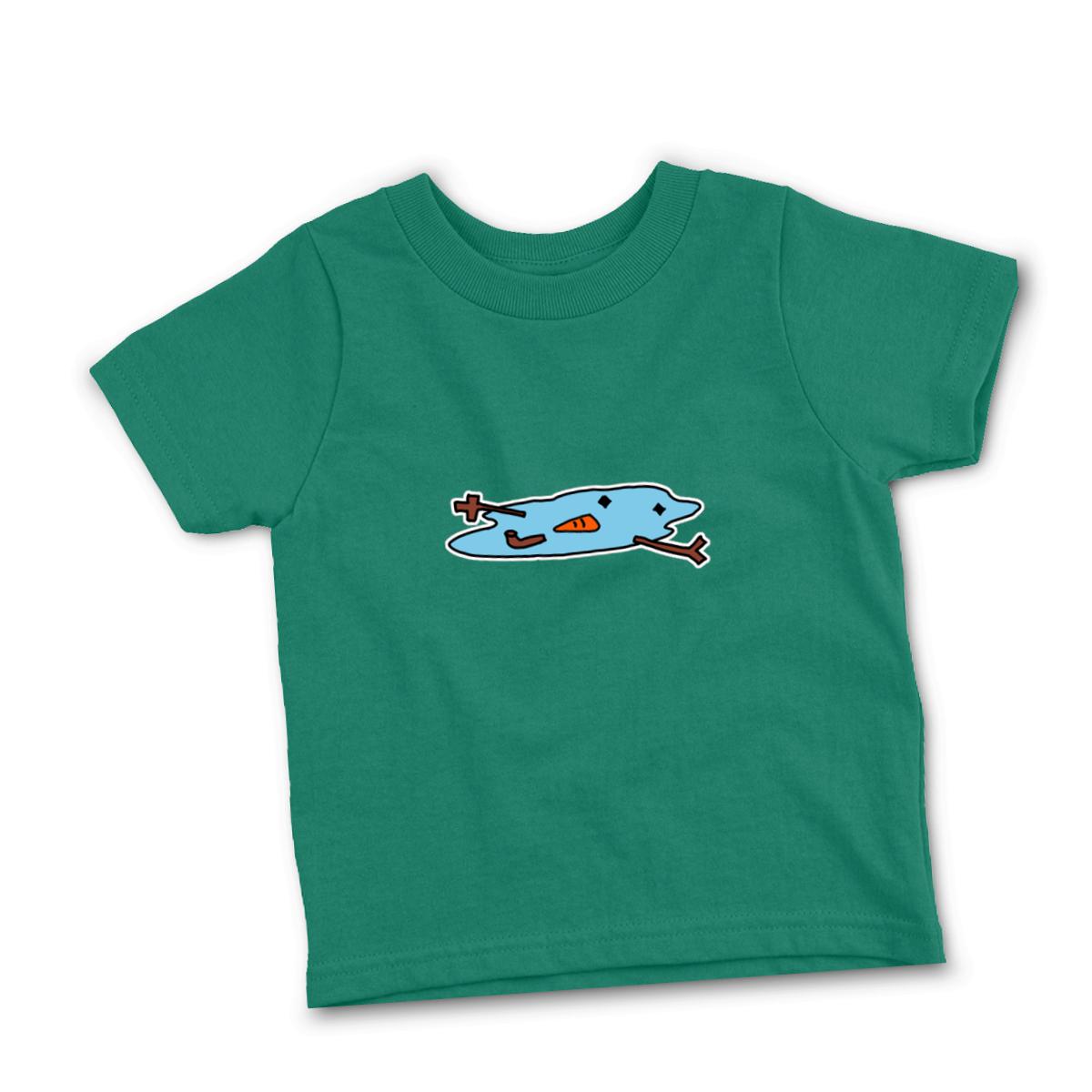 Snowman Puddle Toddler Tee 56T kelly