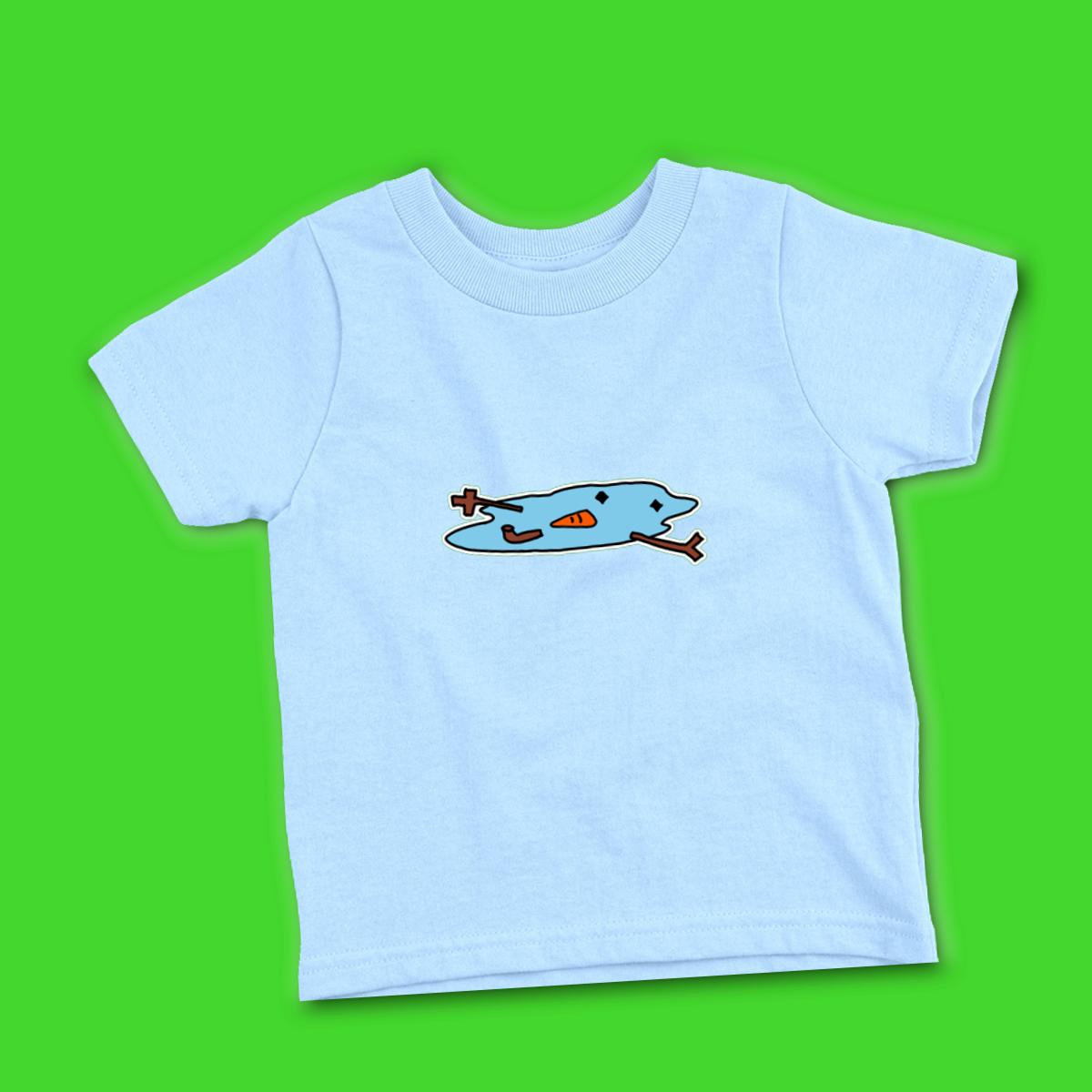 Snowman Puddle Toddler Tee