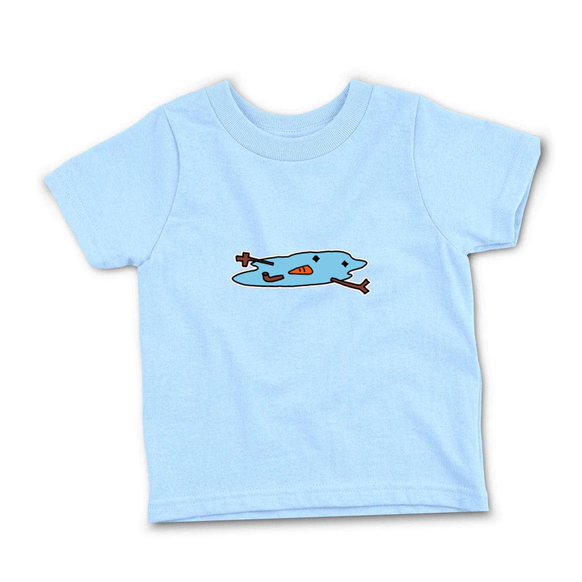 Snowman Puddle Toddler Tee 56T light-blue
