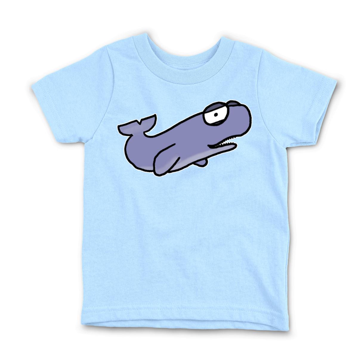 Sperm Whale Kid's Tee Small light-blue
