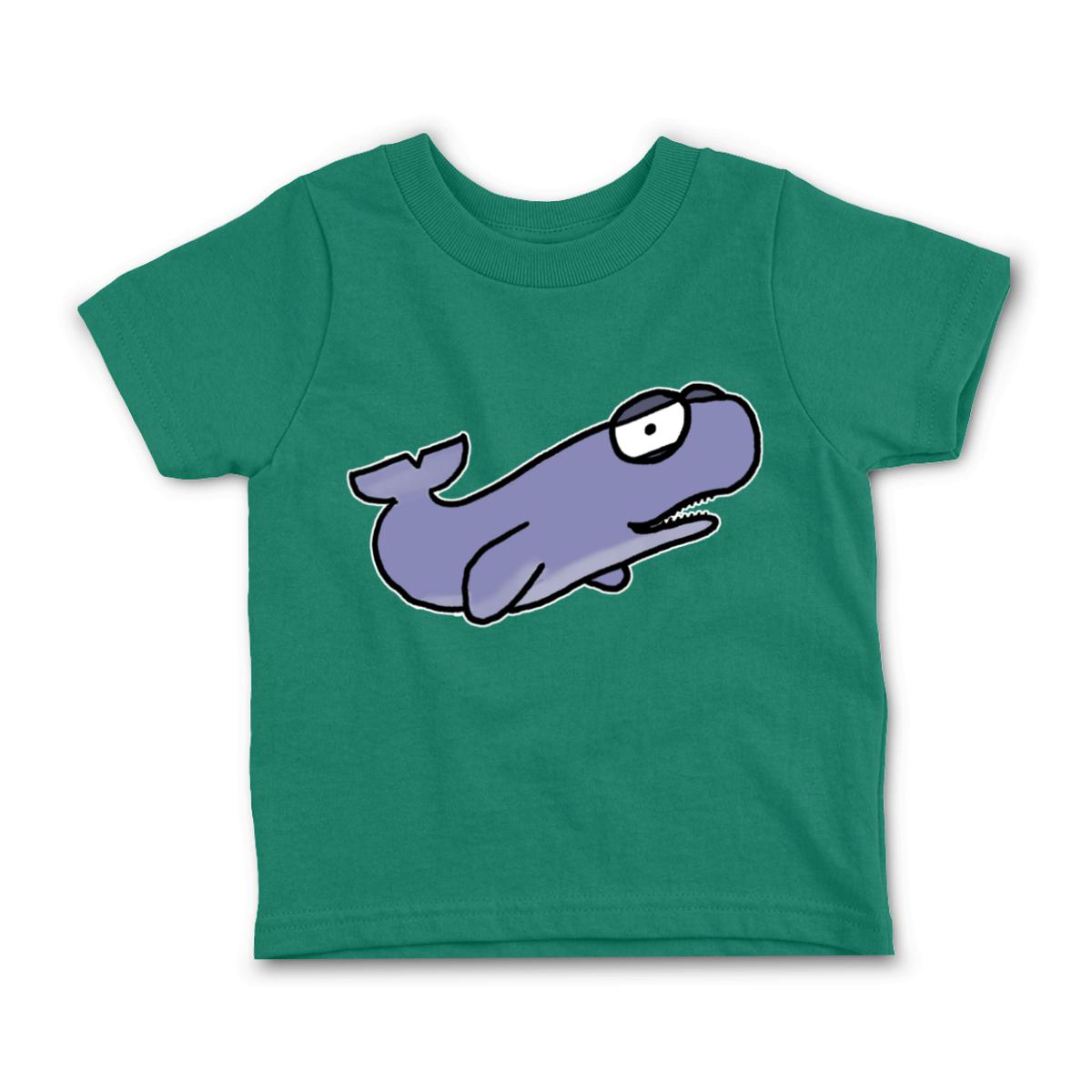 Sperm Whale Toddler Tee 4T kelly
