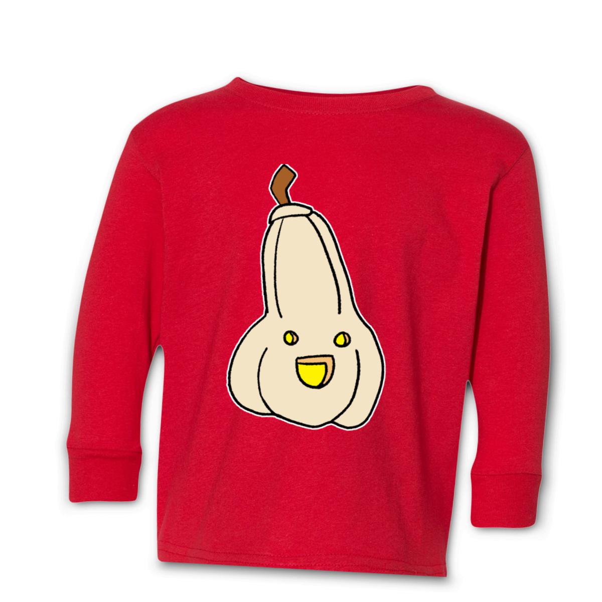 The New Guy Toddler Long Sleeve Tee 4T red