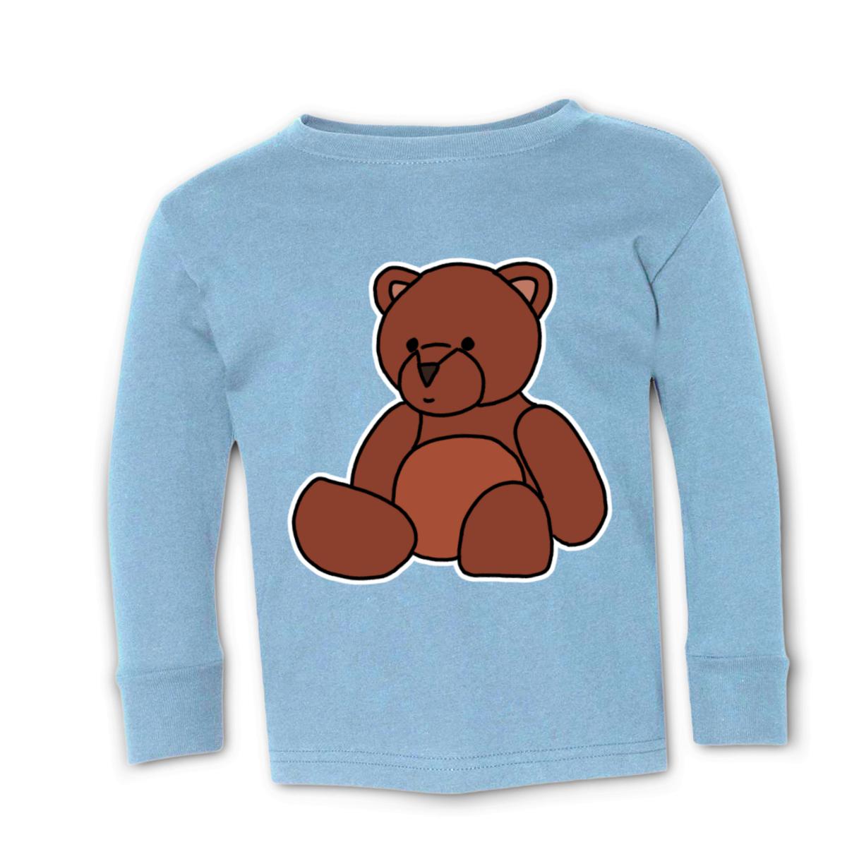 Toy Bear Kid's Long Sleeve Tee Large light-blue