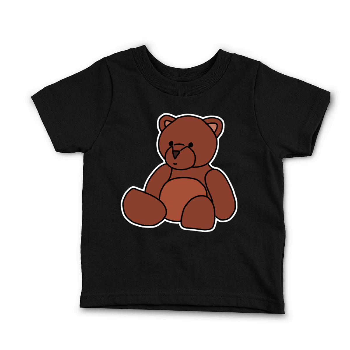 Toy Bear Toddler Tee 2T black