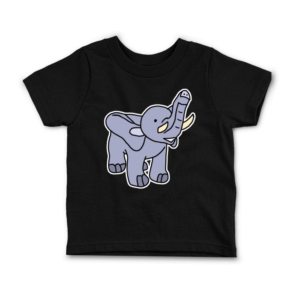 Toy Elephant Infant Tee 12M black