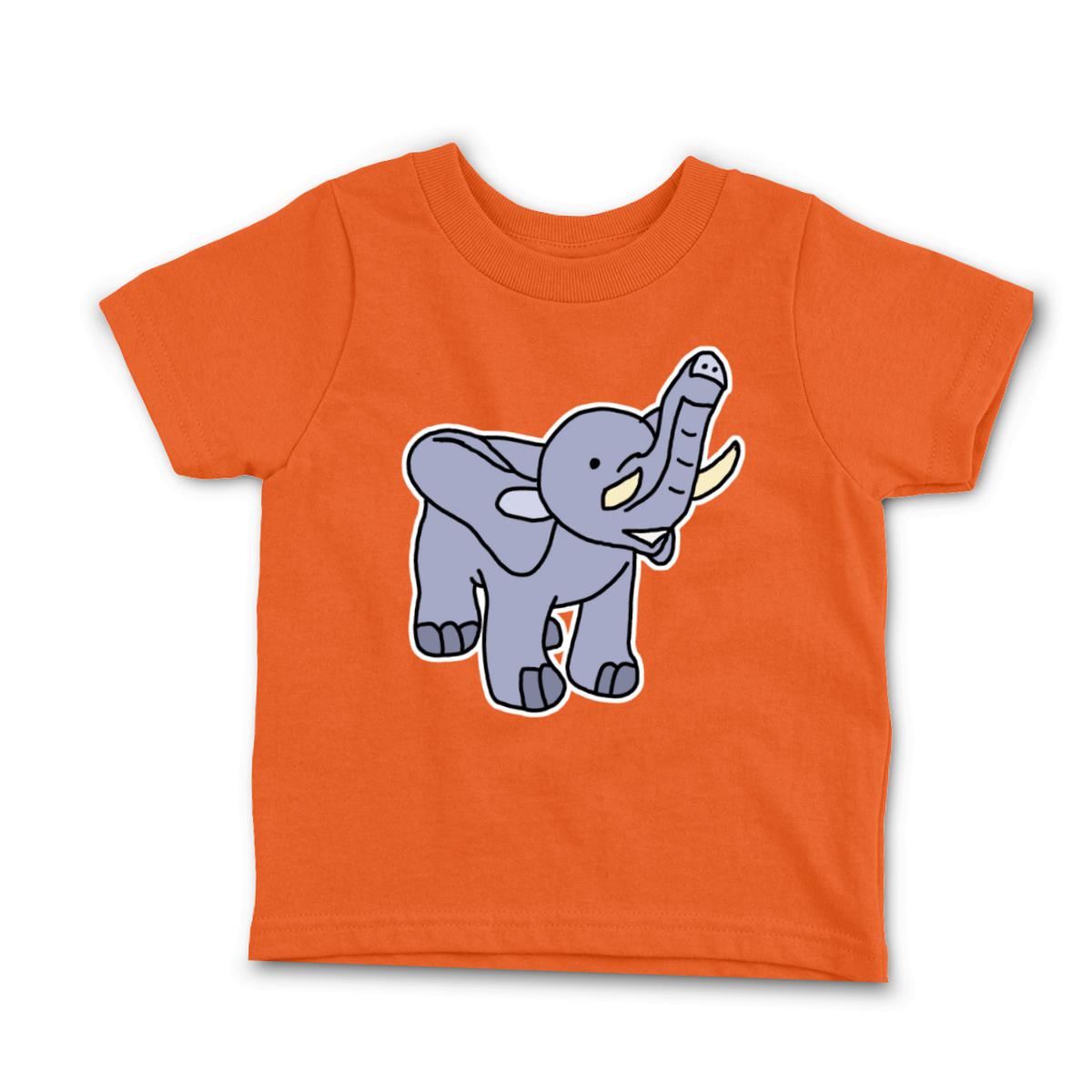 Toy Elephant Infant Tee 12M orange