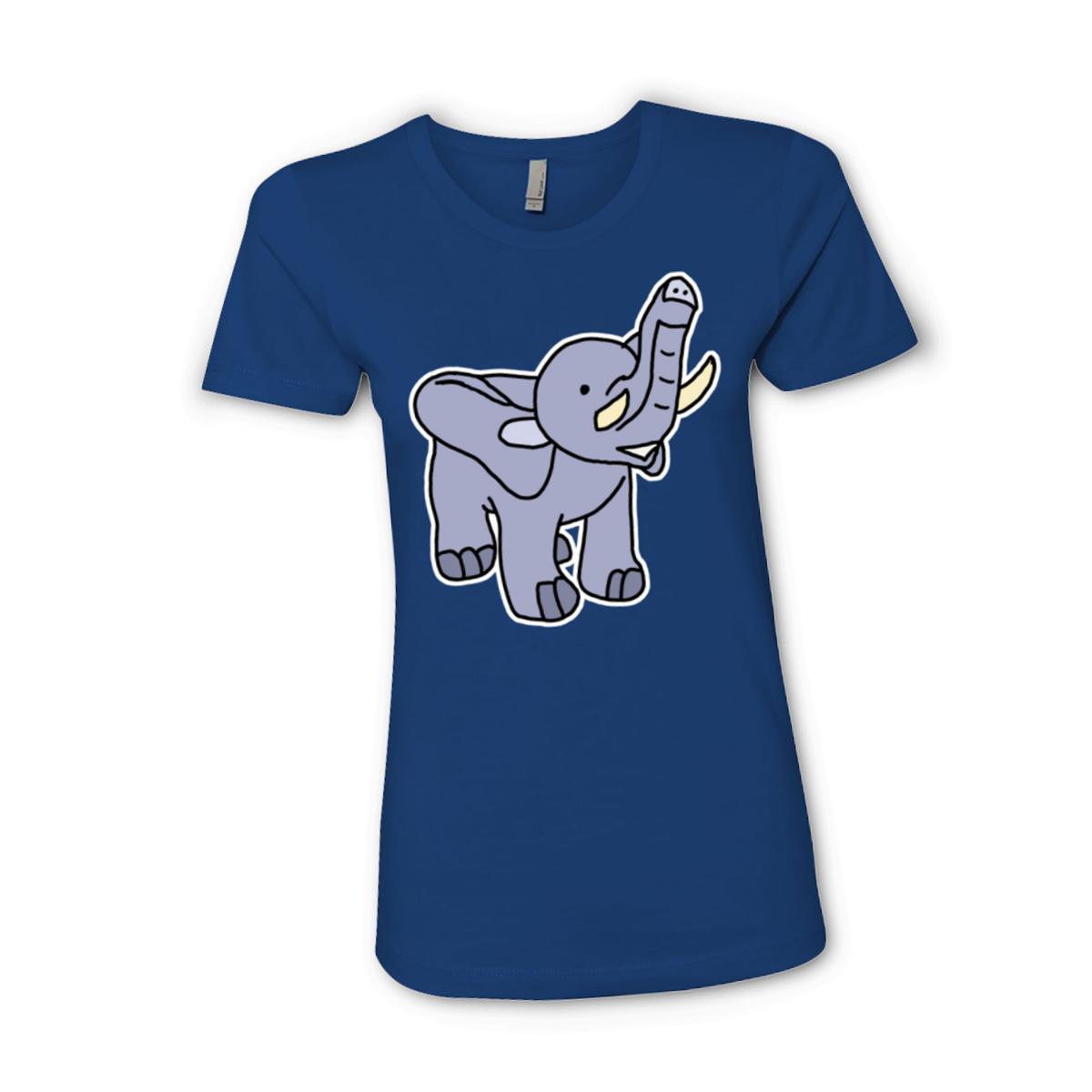 Toy Elephant Ladies' Boyfriend Tee Medium royal-blue