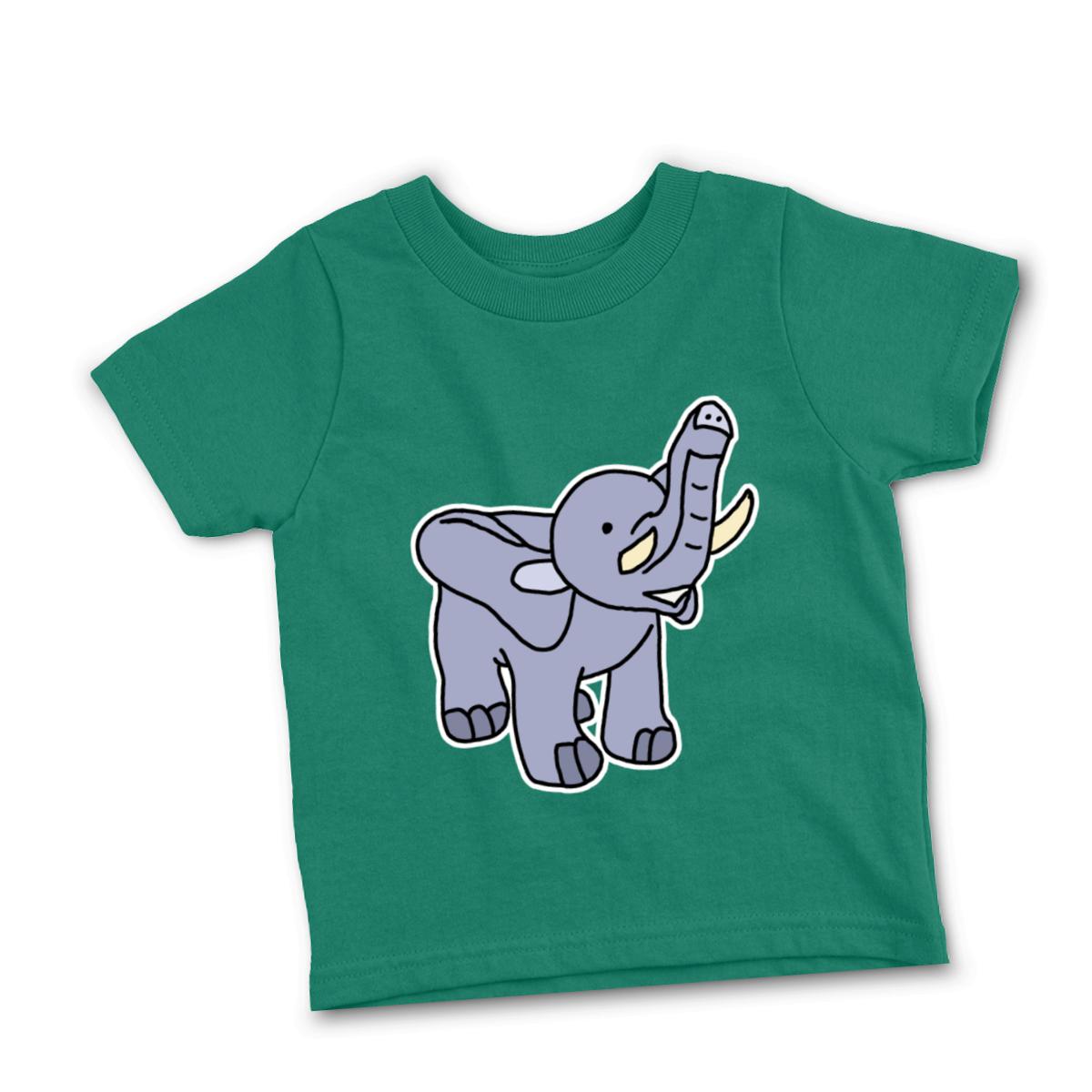 Toy Elephant Toddler Tee 2T kelly