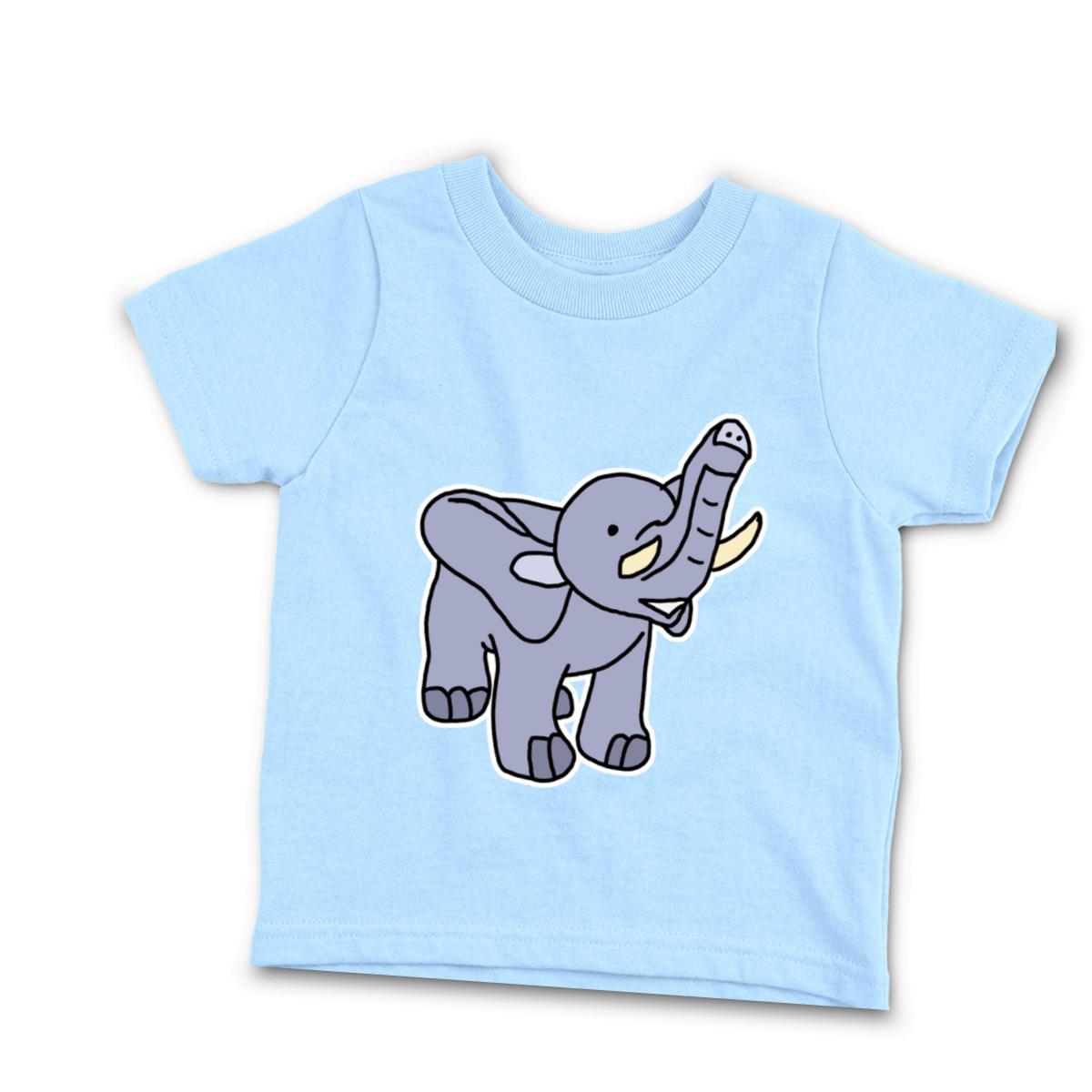 Toy Elephant Toddler Tee 2T light-blue