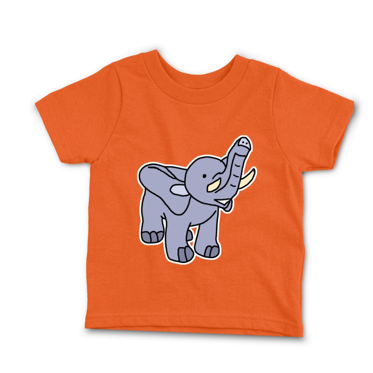 Toy Elephant Toddler Tee 2T orange