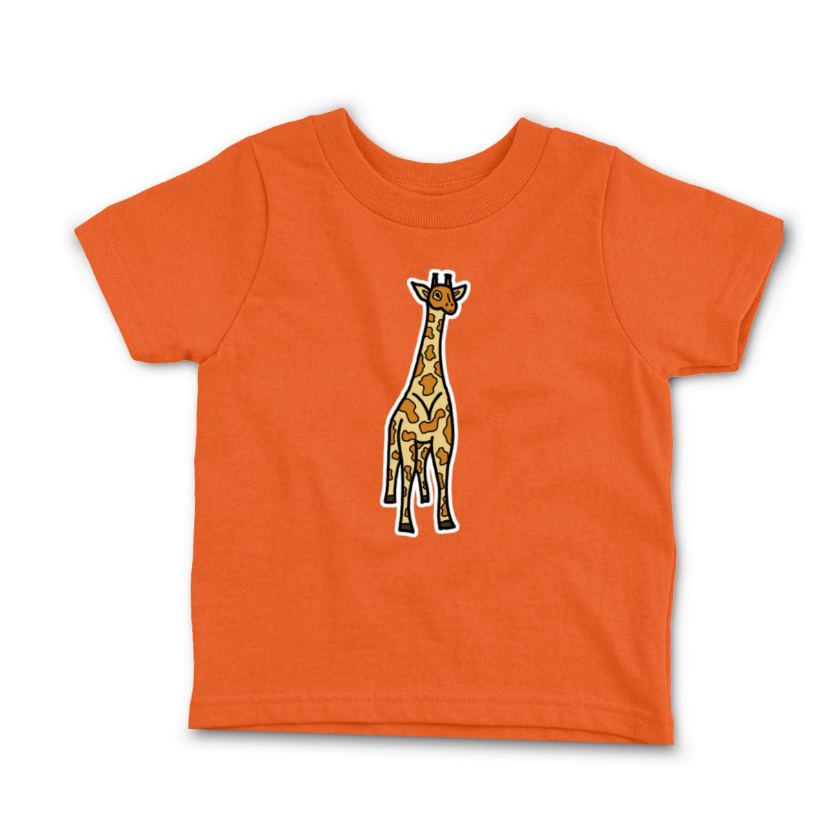 Toy Giraffe Infant Tee 12M orange