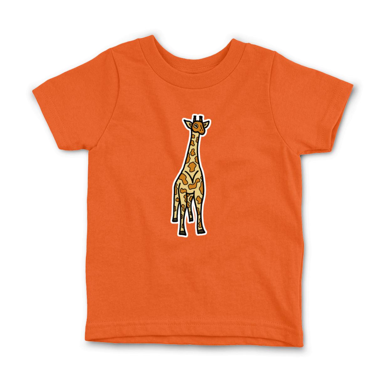 Toy Giraffe Kid's Tee Small orange