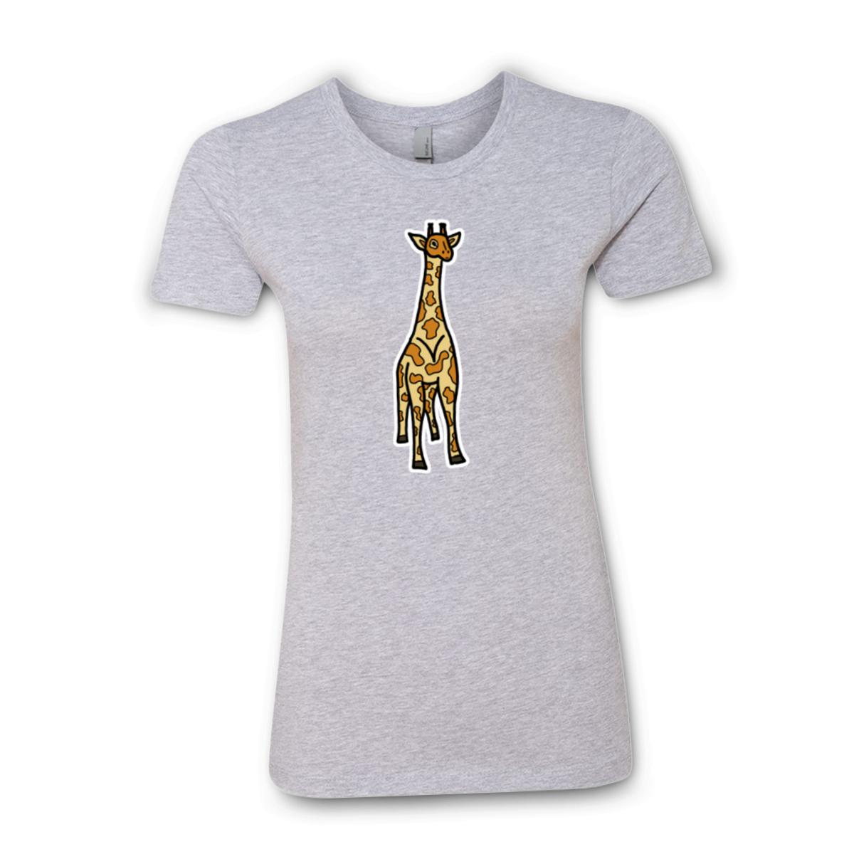 Toy Giraffe Ladies' Boyfriend Tee Small heather-grey
