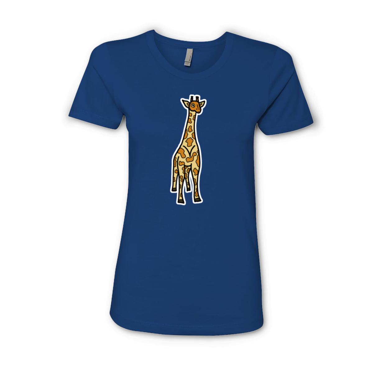 Toy Giraffe Ladies' Boyfriend Tee Small royal-blue
