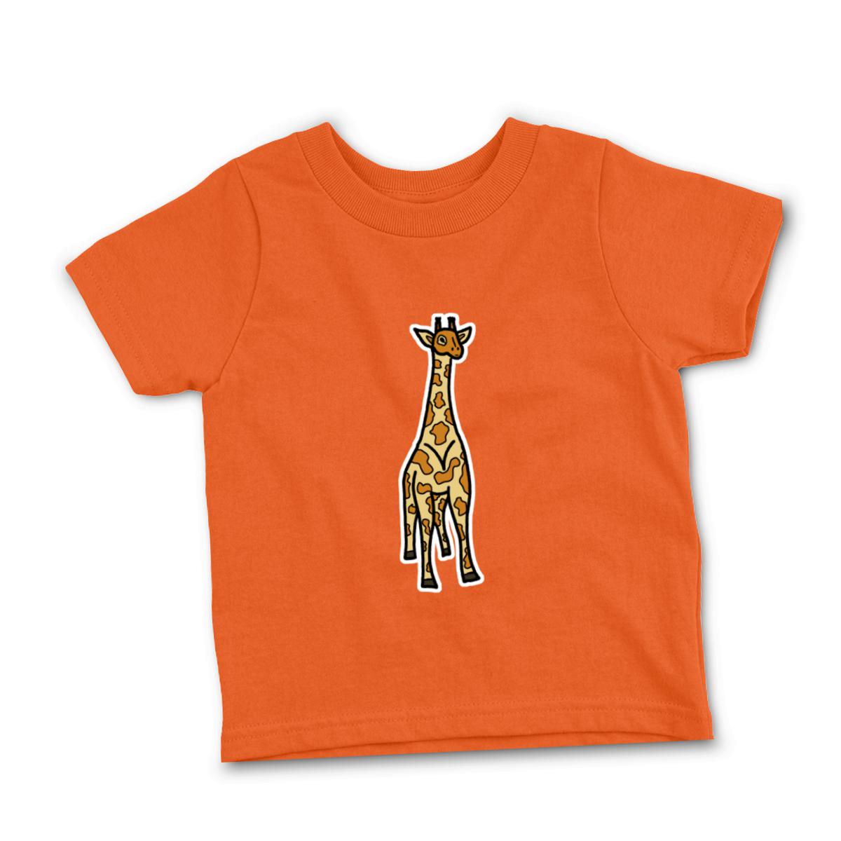 Toy Giraffe Toddler Tee 4T orange