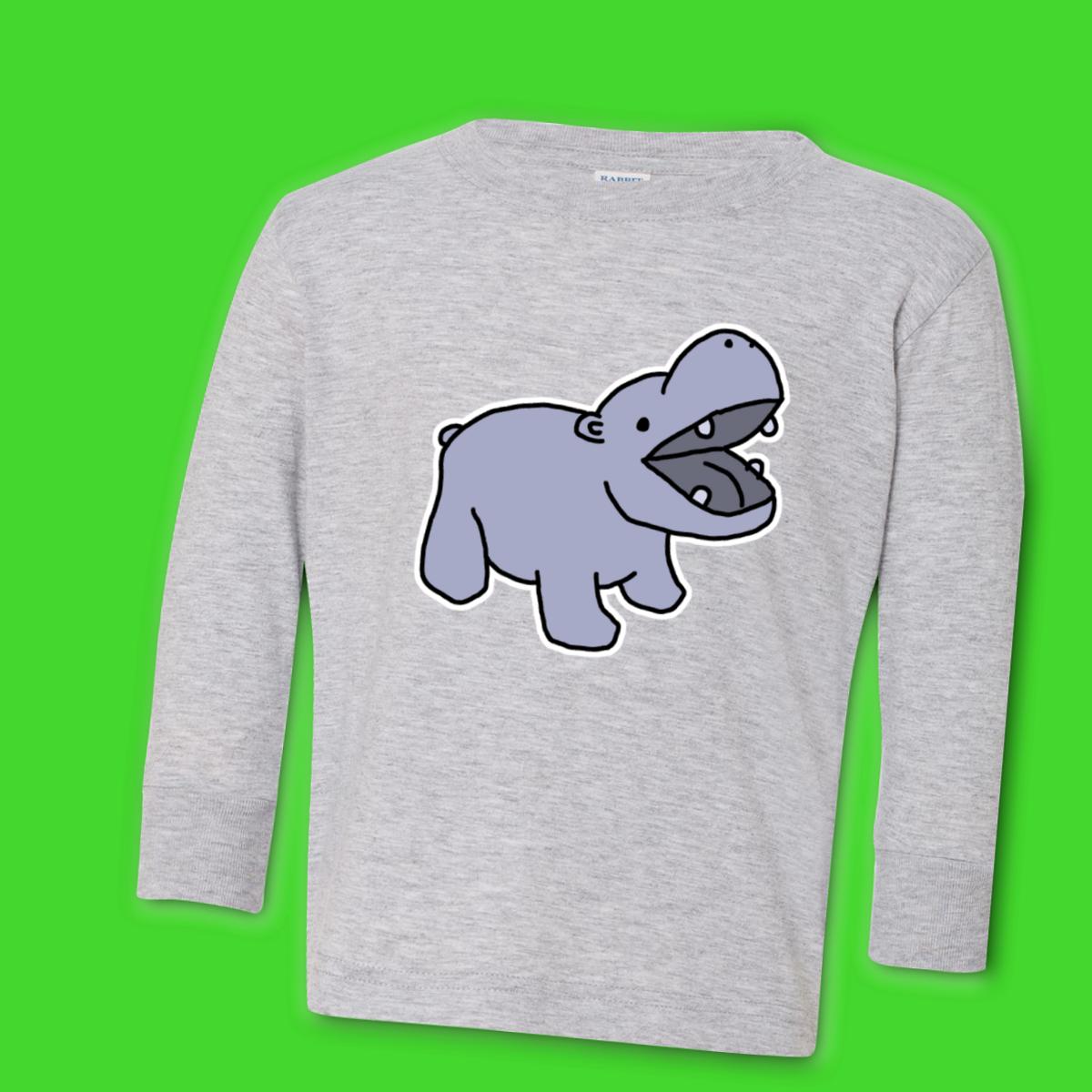 Toy Hippo Toddler Long Sleeve Tee