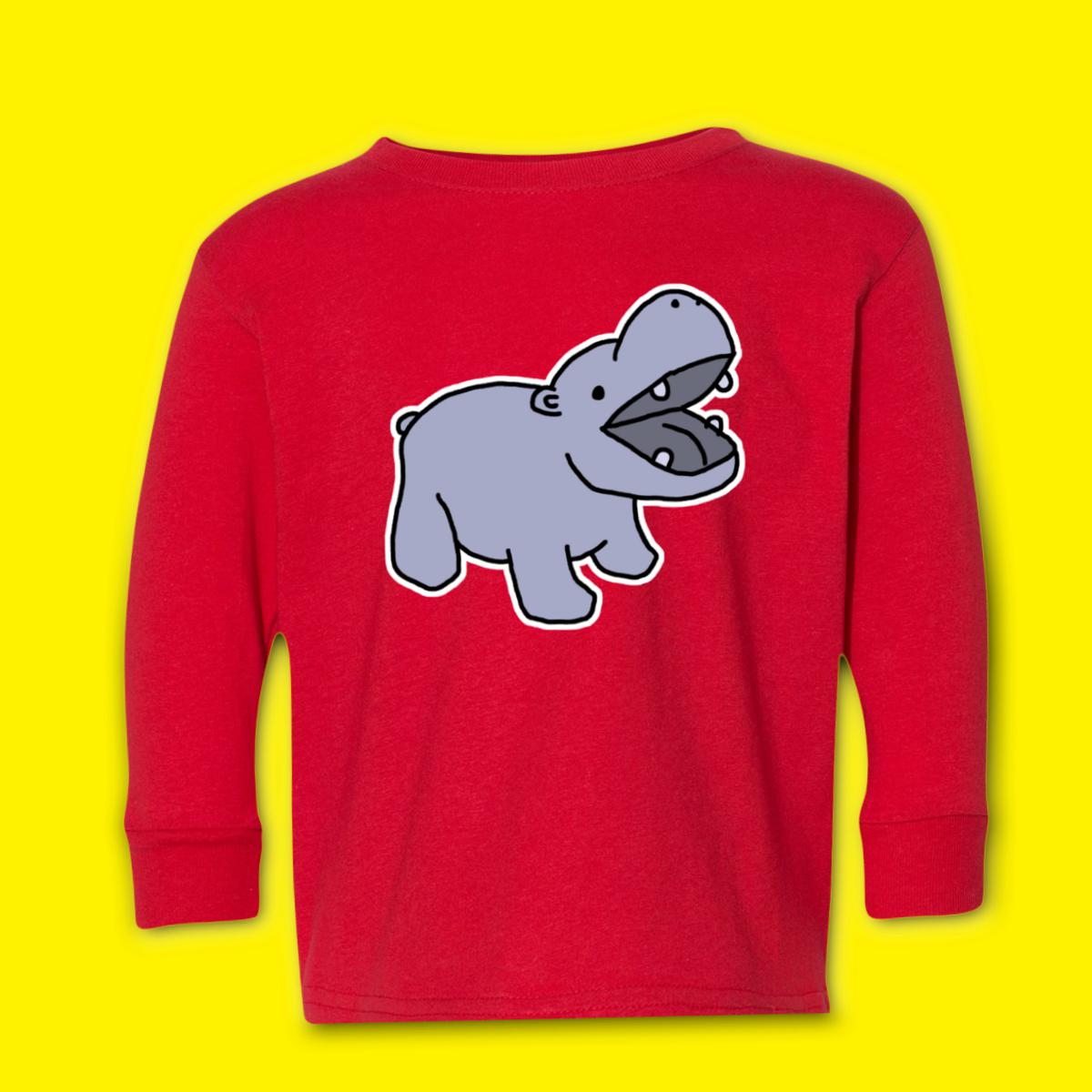 Toy Hippo Toddler Long Sleeve Tee