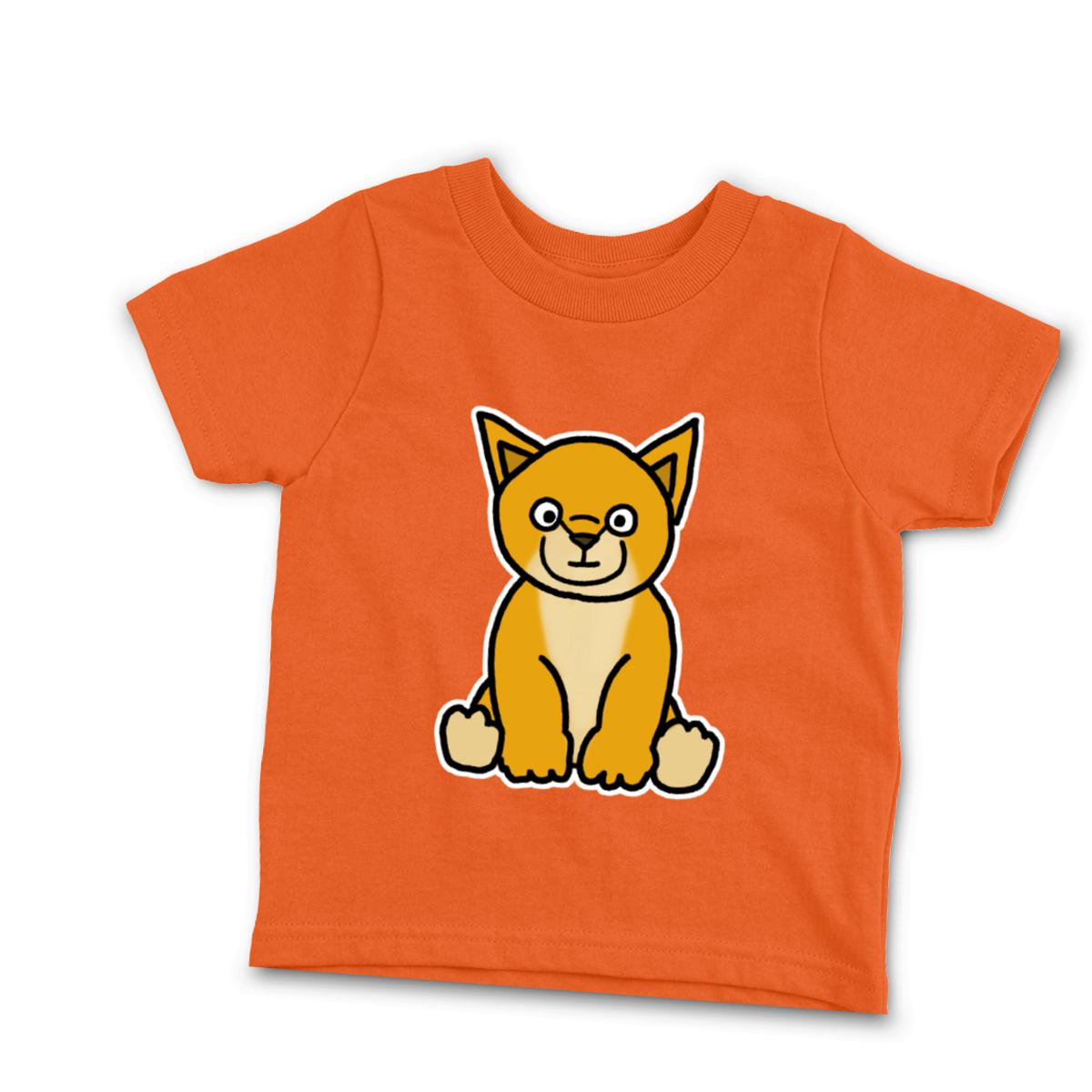 Toy Kitten Toddler Tee 2T orange