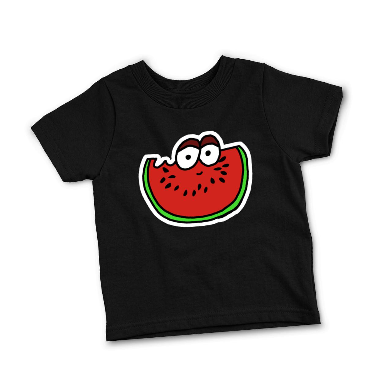 Watermelon Toddler Tee 2T black