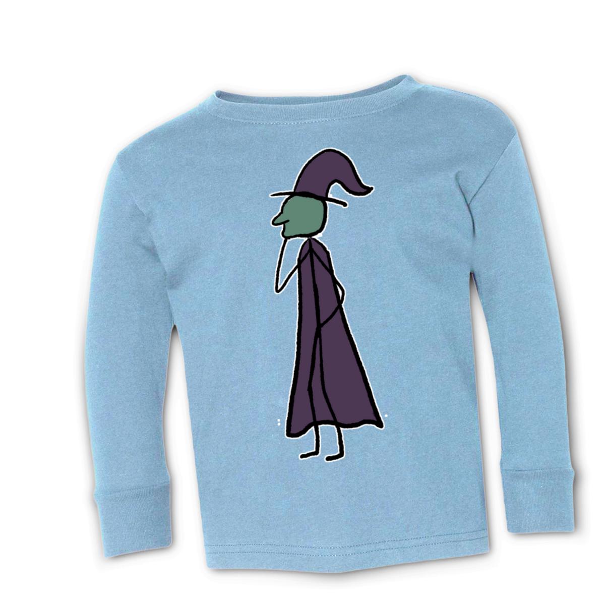 Witch Kid's Long Sleeve Tee Small light-blue