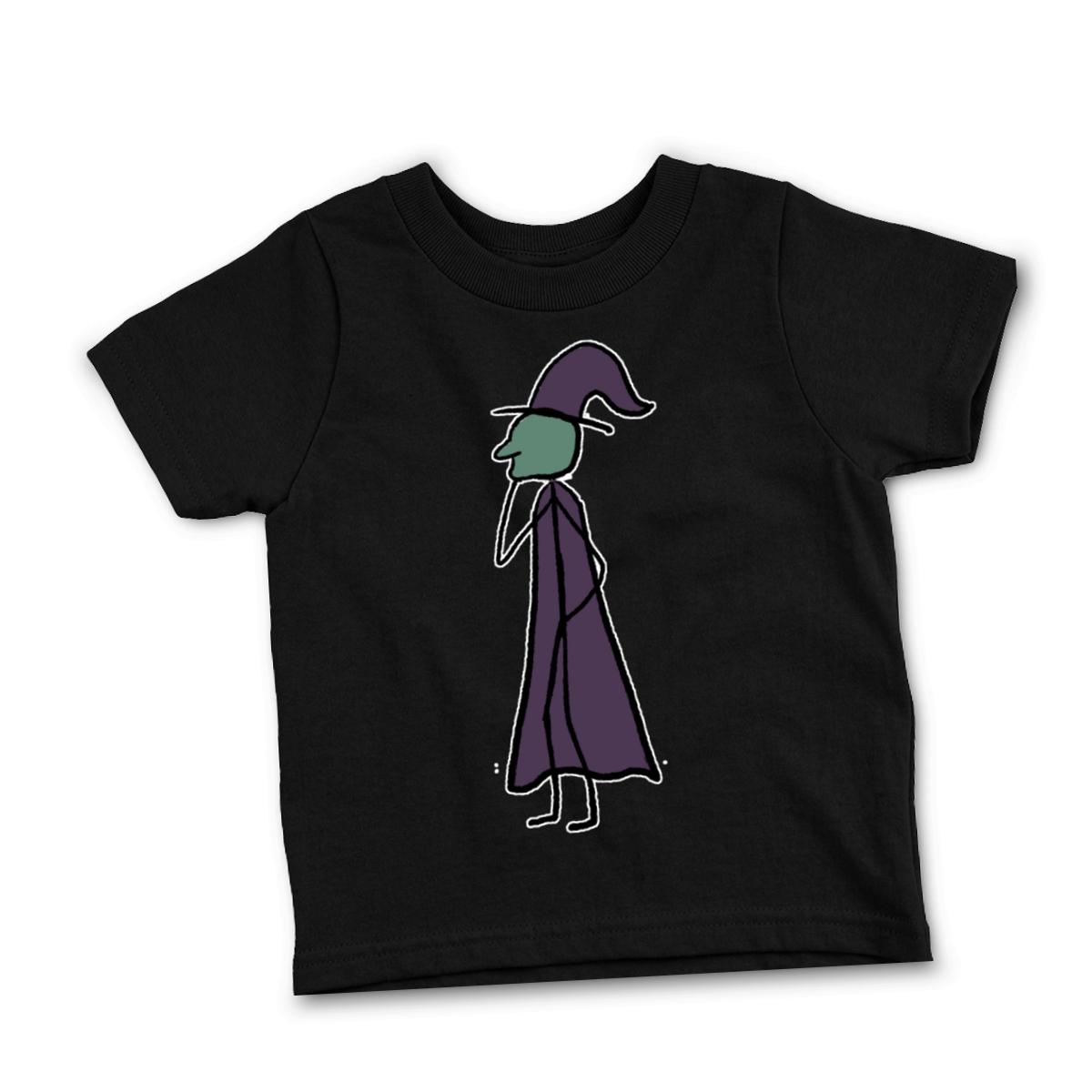 Witch Toddler Tee 4T black