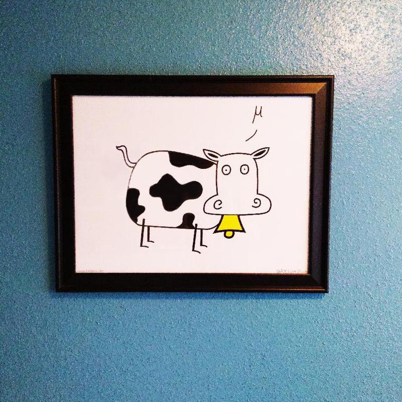 Mu Cow Print Social