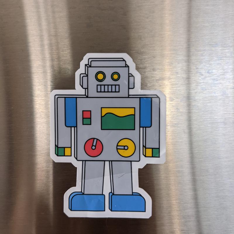 AI Bot Sticker Social